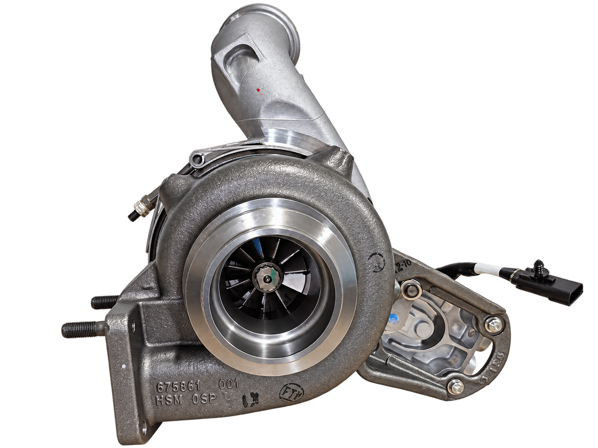 BorgWarner 12639880003 turbocharger — turbine outlet