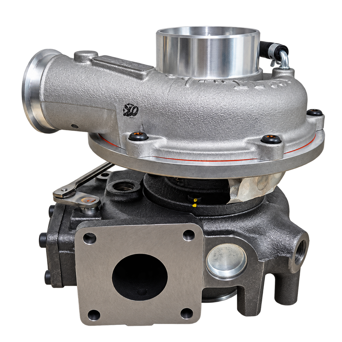 IHI Yanmar marine turbocharger — mounting flange