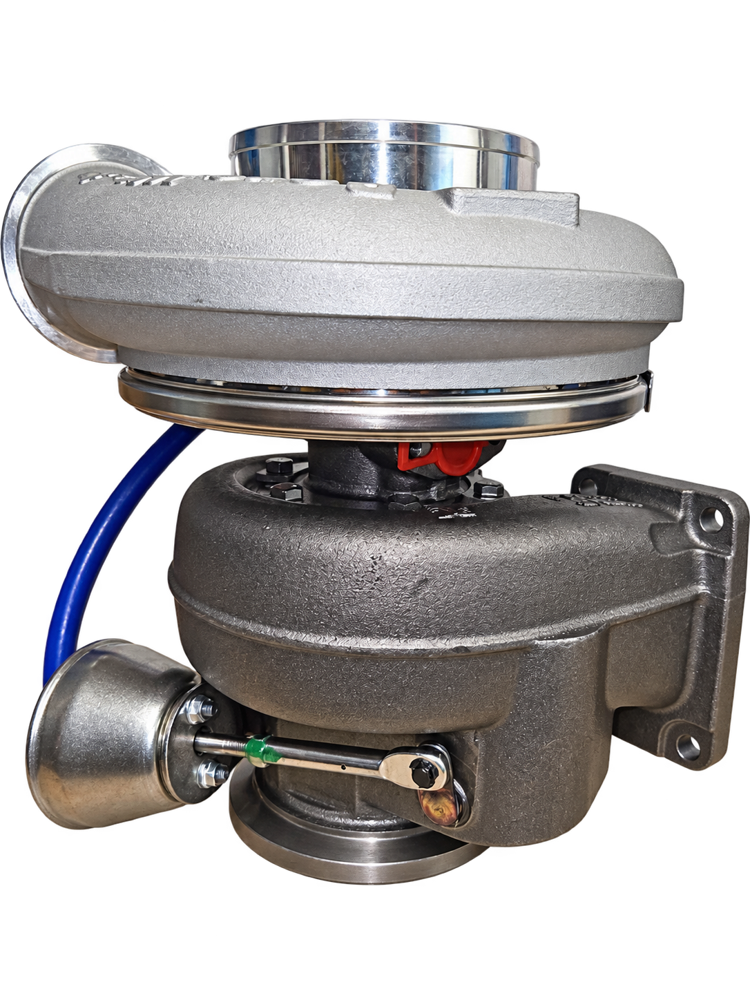 172743 BorgWarner turbocharger turbine housing and actuator view