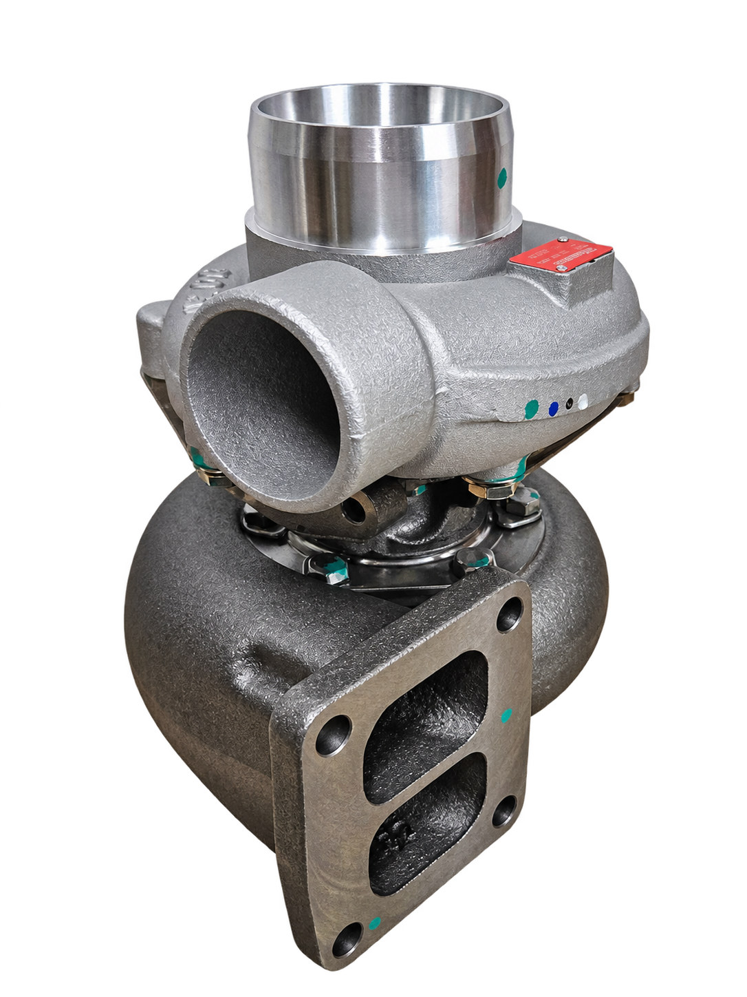 409640-5004 turbocharger angled view