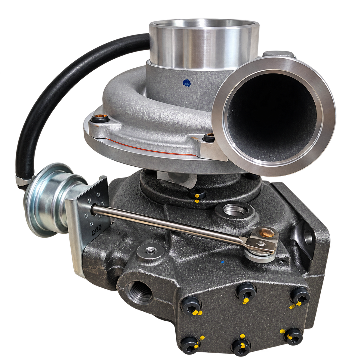 IHI Yanmar marine turbocharger — actuator side